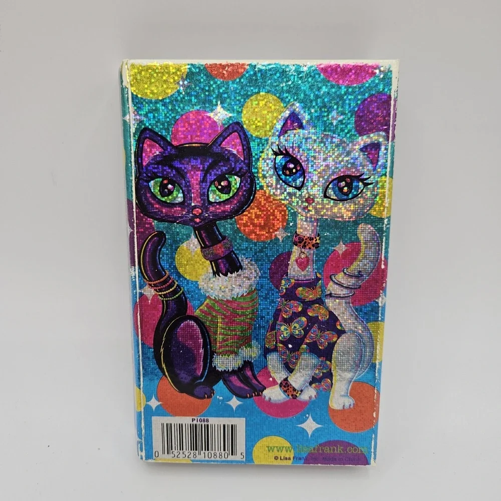 VTG Lisa Frank Roxy And Rollie Trifold Flip Out Planner 4 X 6 Holo Incomplete
